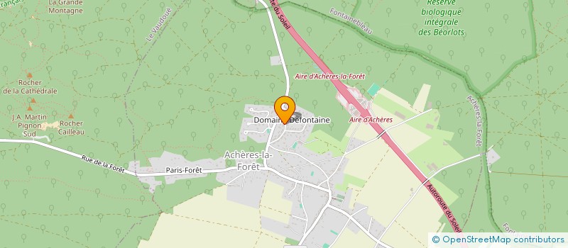 localisation de l'entreprise MADAME MELISSANDE BINAUX  ACHERES-LA-FORET