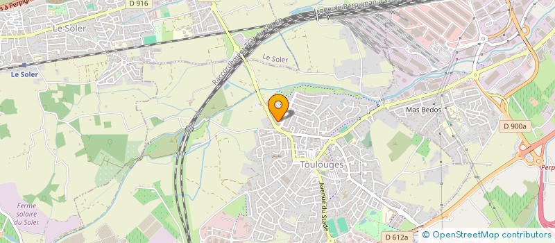 localisation de l'entreprise MADAME MELISSANDE HELINCKX  TOULOUGES