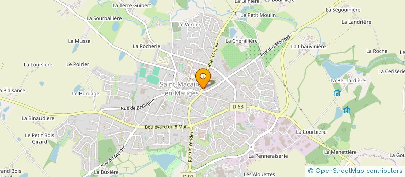 localisation de l'entreprise MADAME MELISSANDE MARCHAND à SEVREMOINE