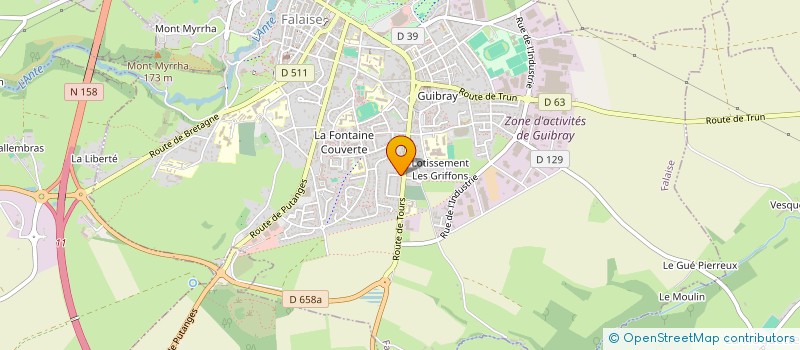 localisation de l'entreprise MADAME MELISSANDRE BAIJOT  FALAISE