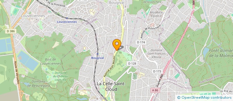 localisation de l'entreprise MADAME MELISSANDRE BRUSCHINI-CHAUMET  LA CELLE-SAINT-CLOUD