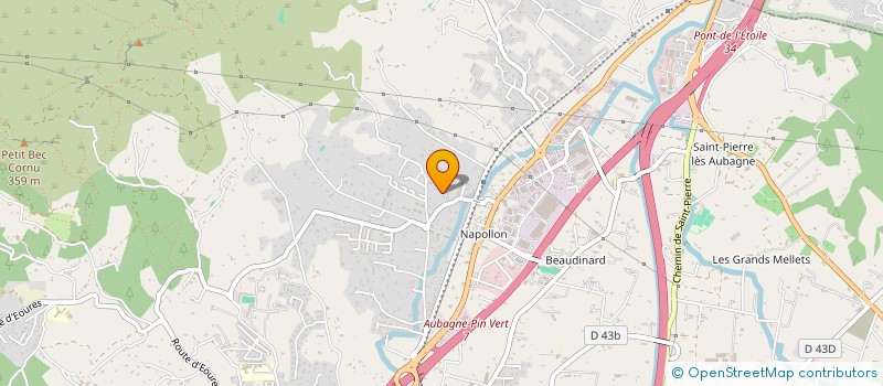 localisation de l'entreprise MADAME MELISSANDRE CAMMAS à AUBAGNE