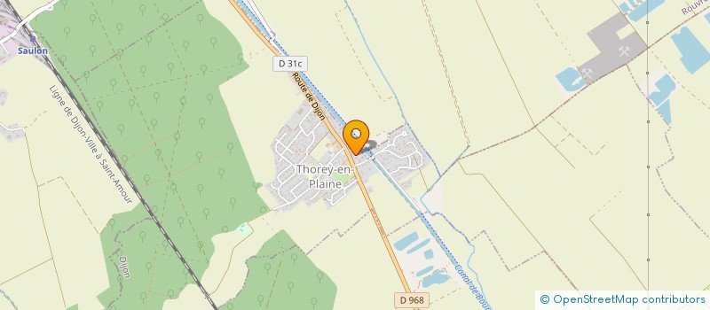 localisation de l'entreprise MADAME MELISSANDRE CONTOUR  THOREY-EN-PLAINE