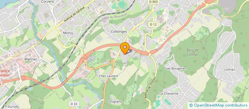 localisation de l'entreprise MADAME MELISSANDRE GOETINCK à THONON-LES-BAINS