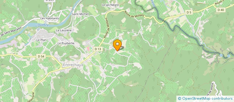 localisation de l'entreprise MADAME MELISSANDRE GUY  MALAUCENE