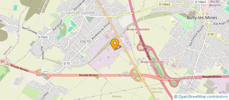 localisation de l'entreprise MADAME MELISSANDRE MANIEZ  BOUVIGNY-BOYEFFLES