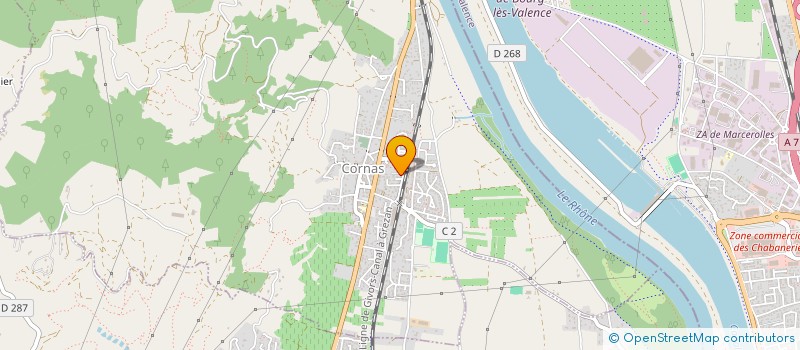 localisation de l'entreprise MADAME MELISSANDRE ROUBAUD  CHATEAUNEUF-DE-VERNOUX