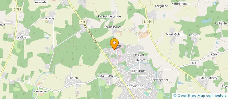 localisation de l'entreprise MADAME MELISSANE FORTOUL  KERVIGNAC