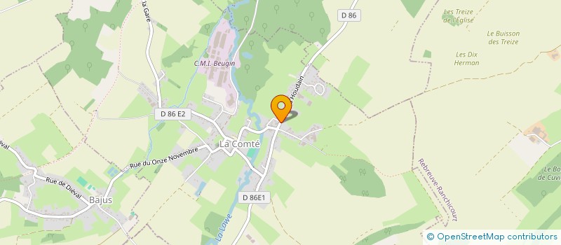 localisation de l'entreprise MADAME MELISSANNE ROUCOU  LA COMTE