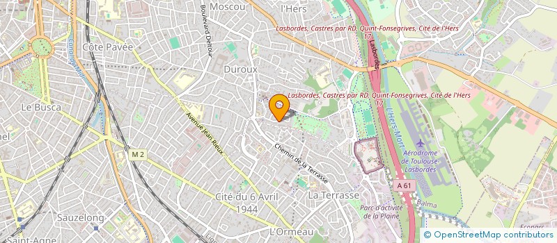localisation de l'entreprise MADAME MELISSIA PEREZ à TOULOUSE