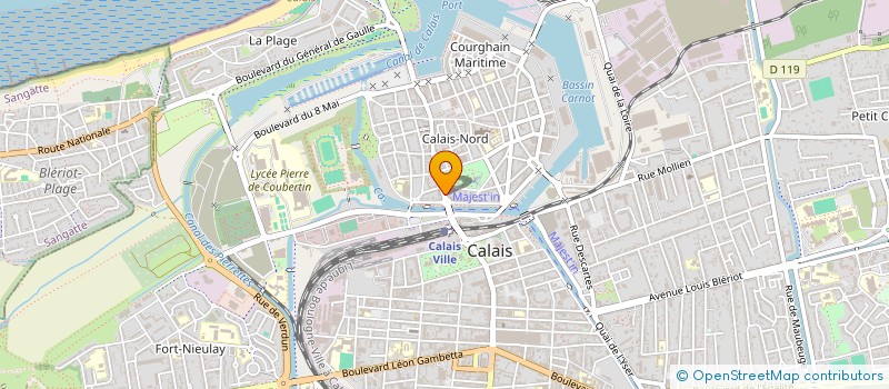 localisation de l'entreprise MADAME MELIZA KELLECI  BONNINGUES-LES-CALAIS