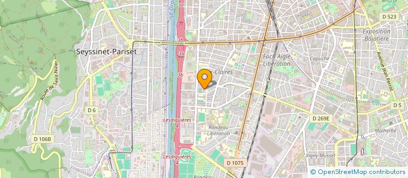 localisation de l'entreprise MADAME MELIZA MARIA SANCHEZ OCHOA  GRENOBLE