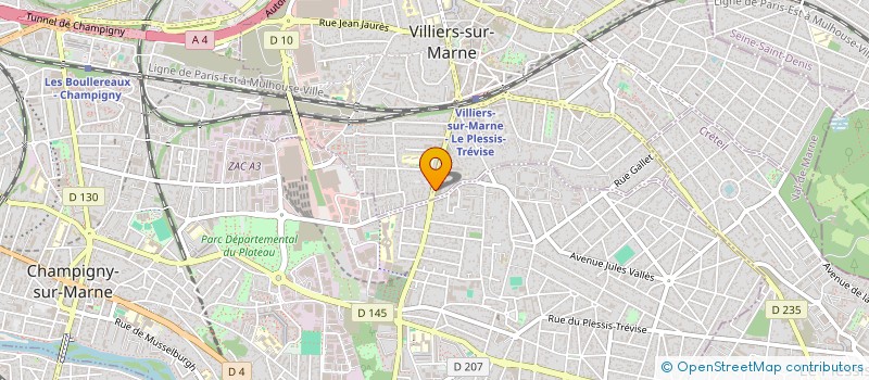 localisation de l'entreprise MADAME MELIZA MORVANY à VILLIERS-SUR-MARNE