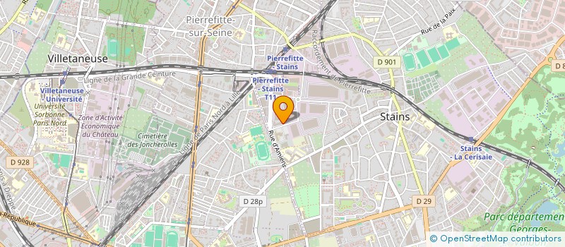 localisation de l'entreprise MADAME MELLIE CUNY  STAINS