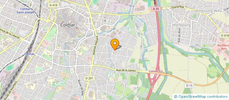 localisation de l'entreprise MADAME MELLIE PIERLOT  COLMAR