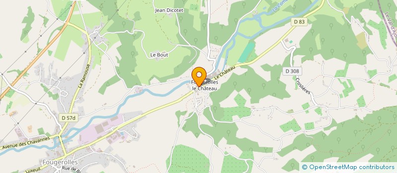 localisation de l'entreprise MADAME MELLIE SCHAFER  FOUGEROLLES-SAINT-VALBERT