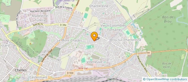 localisation de l'entreprise MADAME MELLILA SEBKHI à CHELLES