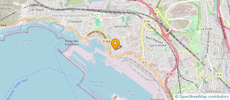 localisation de l'entreprise MADAME MELLINA BOULFAF  MARSEILLE