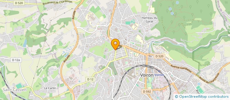 localisation de l'entreprise MADAME MELLINA HAMMANI à VOIRON