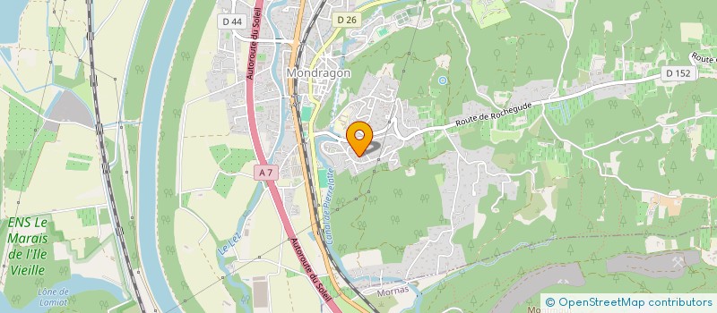 localisation de l'entreprise MADAME MELLONY GRELIN  MONDRAGON