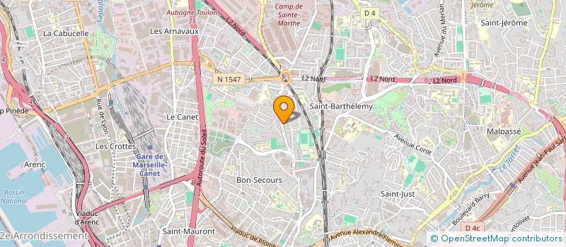 localisation de l'entreprise MADAME MELLY RAMON à MARSEILLE