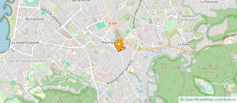 localisation de l'entreprise MADAME MELLYNA THEVENIN  MARSEILLE