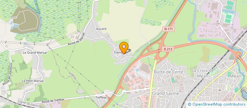 localisation de l'entreprise MADAME MELODIE ANDRE  TRIGNAC