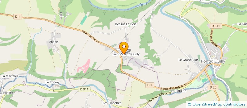 localisation de l'entreprise MADAME MELODIE ASSAILLY à PONT-D'OUILLY
