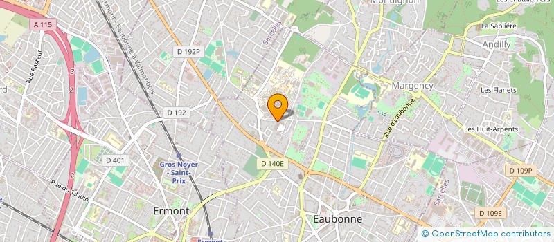 localisation de l'entreprise MADAME MELODIE BAPTISTA à EAUBONNE