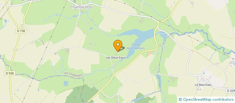 localisation de l'entreprise MADAME MELODIE BERNARD  LES CHATELIERS