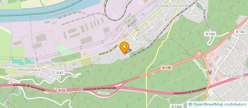 localisation de l'entreprise MADAME MELODIE BOUCHER  GRAND-COURONNE