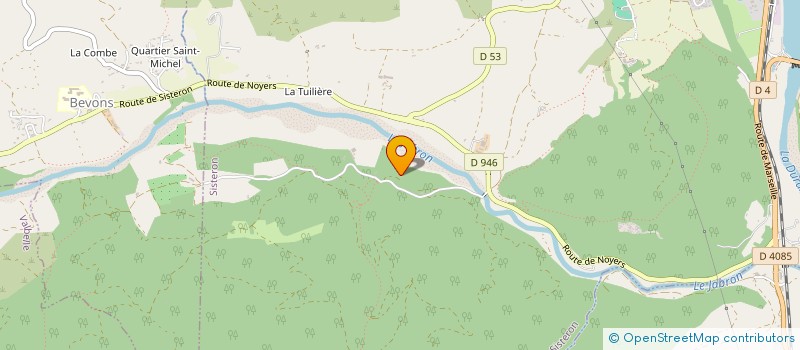 localisation de l'entreprise MADAME MELODIE BOUISSEREN  JAUSIERS