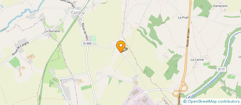 localisation de l'entreprise MADAME MELODIE BOURDENET  CALIGNY