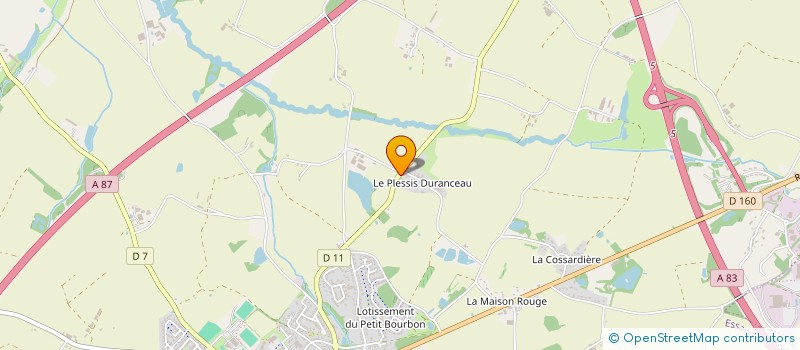 localisation de l'entreprise MADAME MELODIE BOURGEOIS  ESSARTS-EN-BOCAGE