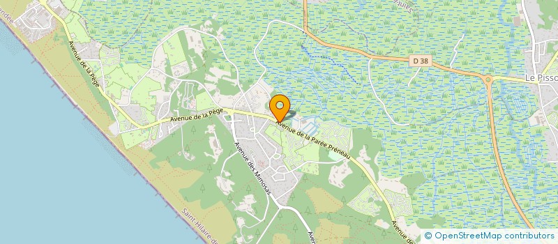 localisation de l'entreprise MADAME MELODIE BURGAUD  SAINT-HILAIRE-DE-RIEZ