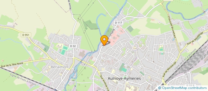 localisation de l'entreprise MADAME MELODIE CAPELLE  AULNOYE-AYMERIES