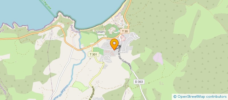 localisation de l'entreprise MADAME MELODIE CASTA  BELGODERE