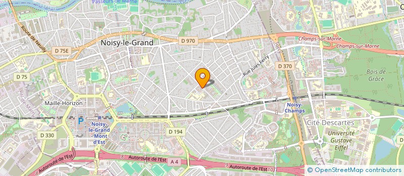localisation de l'entreprise MADAME MELODIE CHEUILHARR à NOISY-LE-GRAND