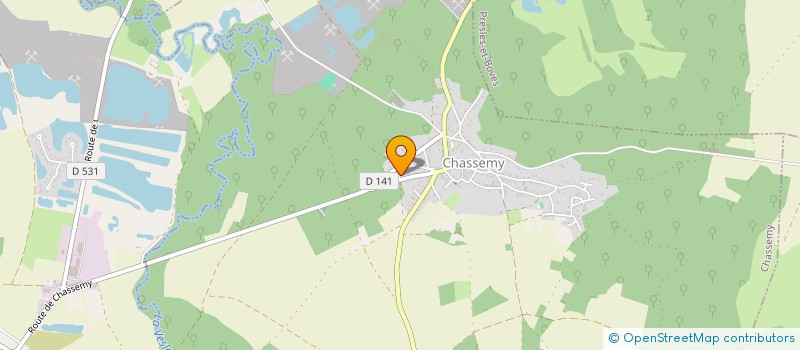 localisation de l'entreprise MADAME MELODIE CORAND  CHASSEMY