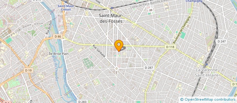 localisation de l'entreprise MADAME MELODIE COURCHINOUX à SAINT-MAUR-DES-FOSSES