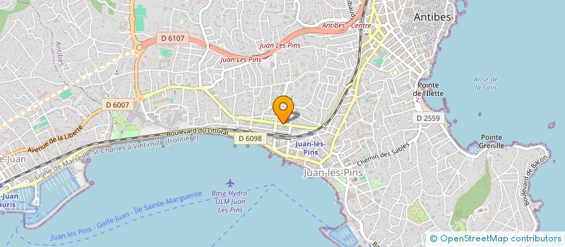 localisation de l'entreprise MADAME MELODIE DA VEIGA TAVARES à ANTIBES