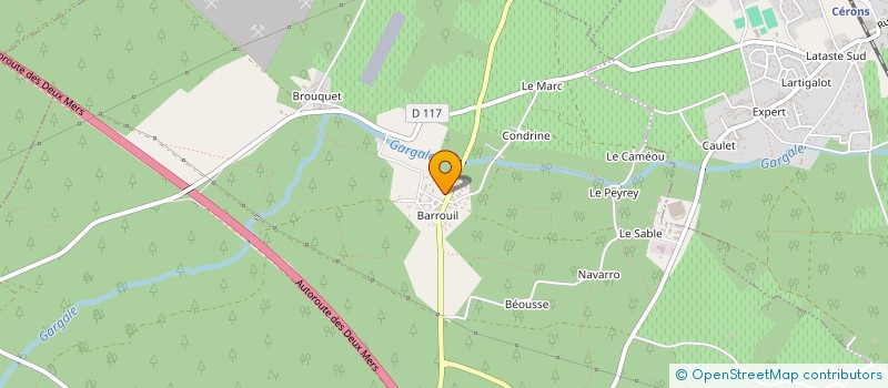 localisation de l'entreprise MADAME MELODIE DELABARRE  ILLATS