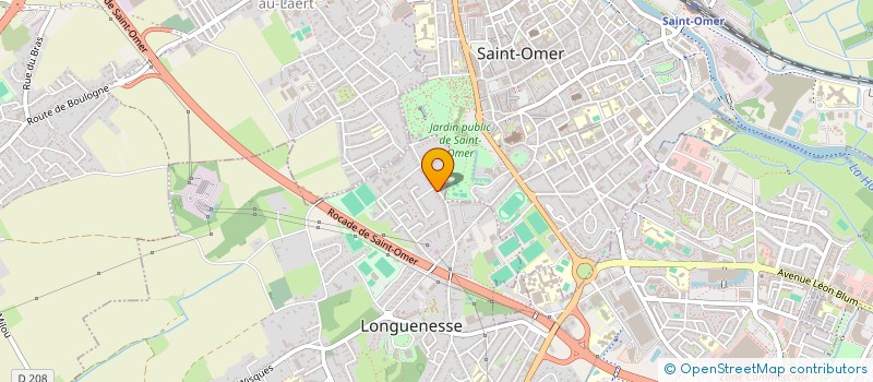 localisation de l'entreprise MADAME MELODIE DEREUDER  LONGUENESSE