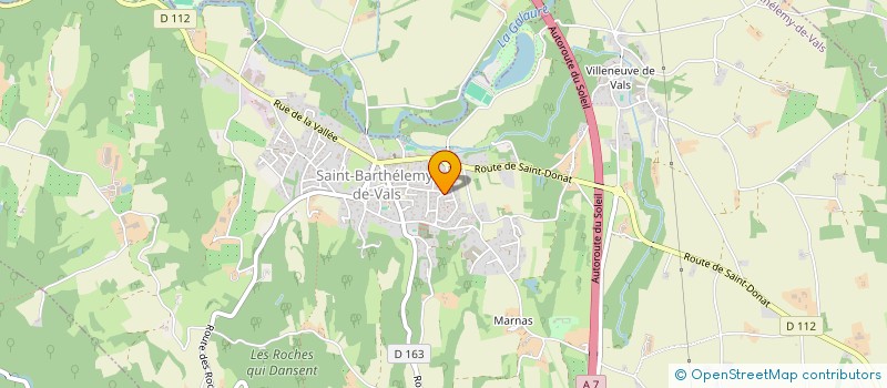 localisation de l'entreprise MADAME MELODIE DEXTRAIT  SAINT-BARTHELEMY-DE-VALS