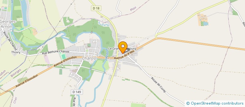 localisation de l'entreprise MADAME MELODIE DOT  CHAROST