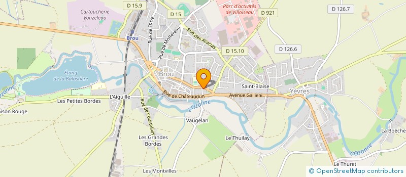 localisation de l'entreprise MADAME MELODIE FAUVEL à BROU