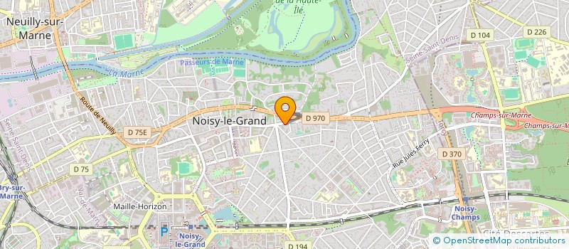 localisation de l'entreprise MADAME MELODIE FRANCOIS à NOISY-LE-GRAND