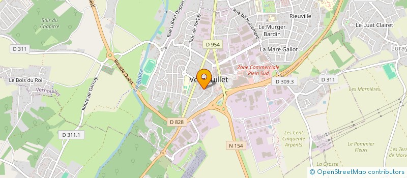 localisation de l'entreprise MADAME MELODIE FREIN à VERNOUILLET