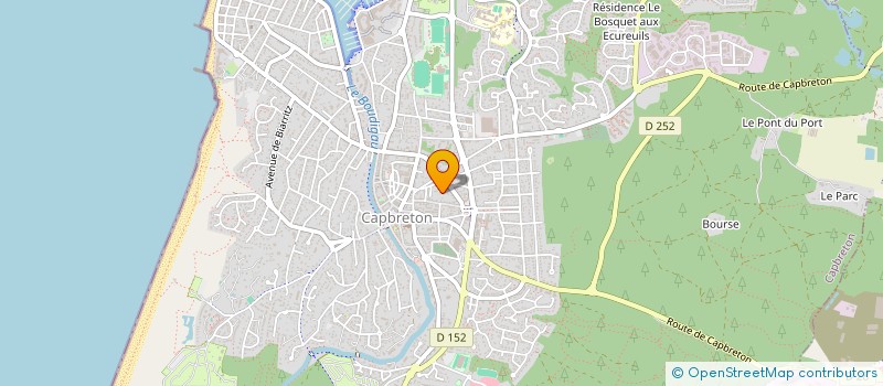 localisation de l'entreprise MADAME MELODIE GALINOU  CAPBRETON