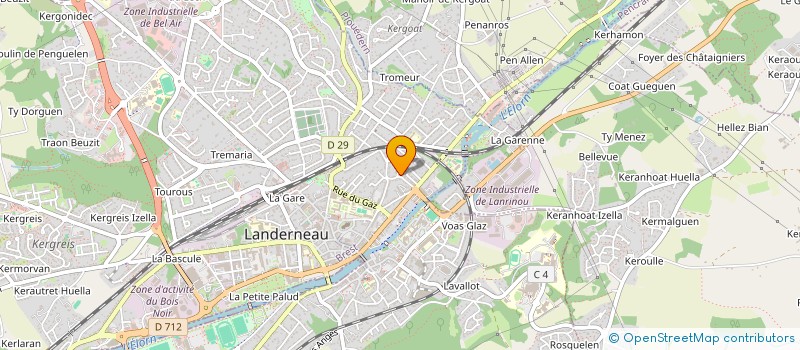 localisation de l'entreprise MADAME MELODIE GARANS  LANDERNEAU